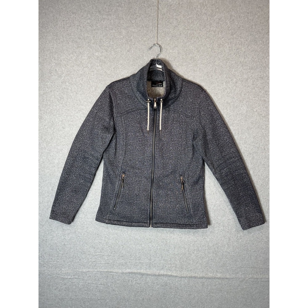 G.I.G.A. DX Jacket Womens Large Gray Full Zip Stand Collar Casual Outdoor Coat
